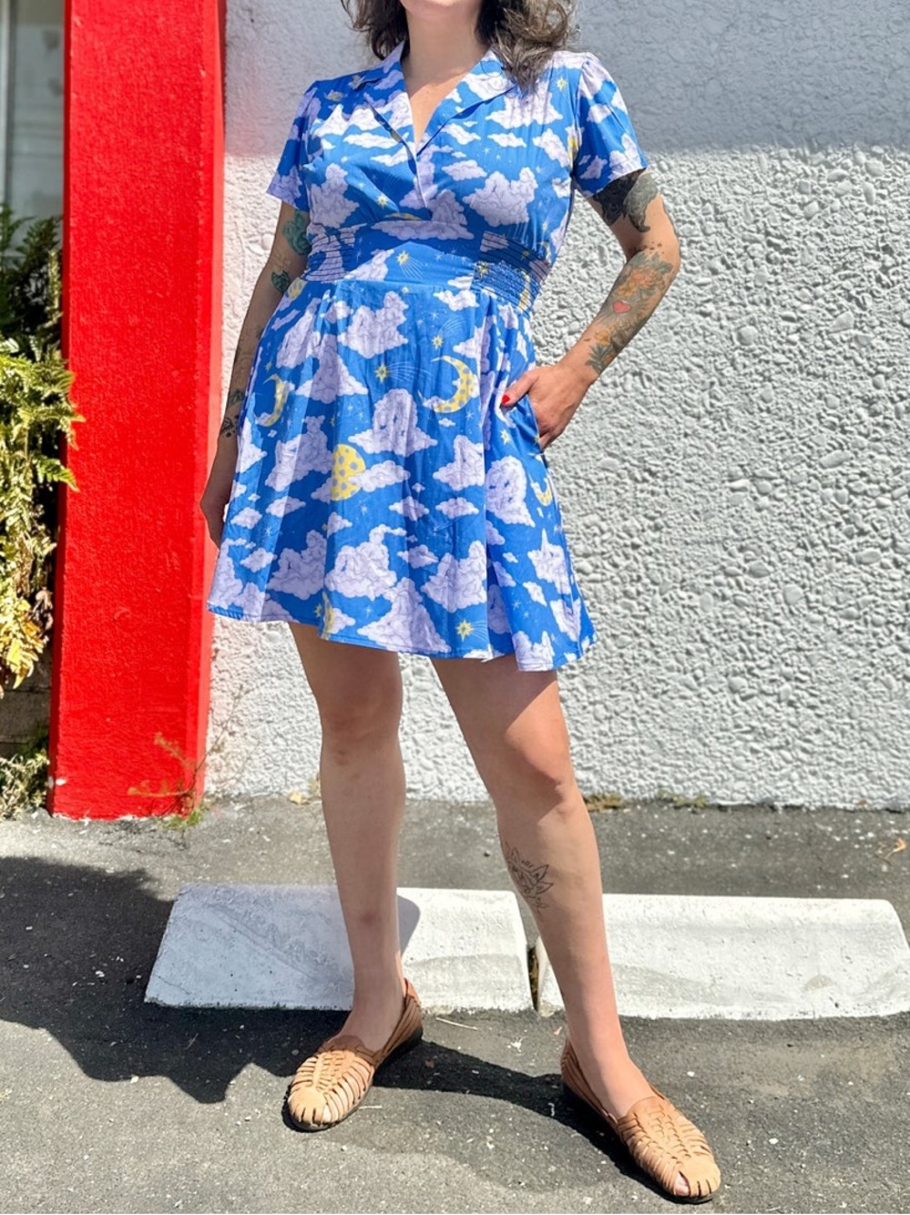 Nooworks Cloud People Leah Dress - Picture 2 of 4